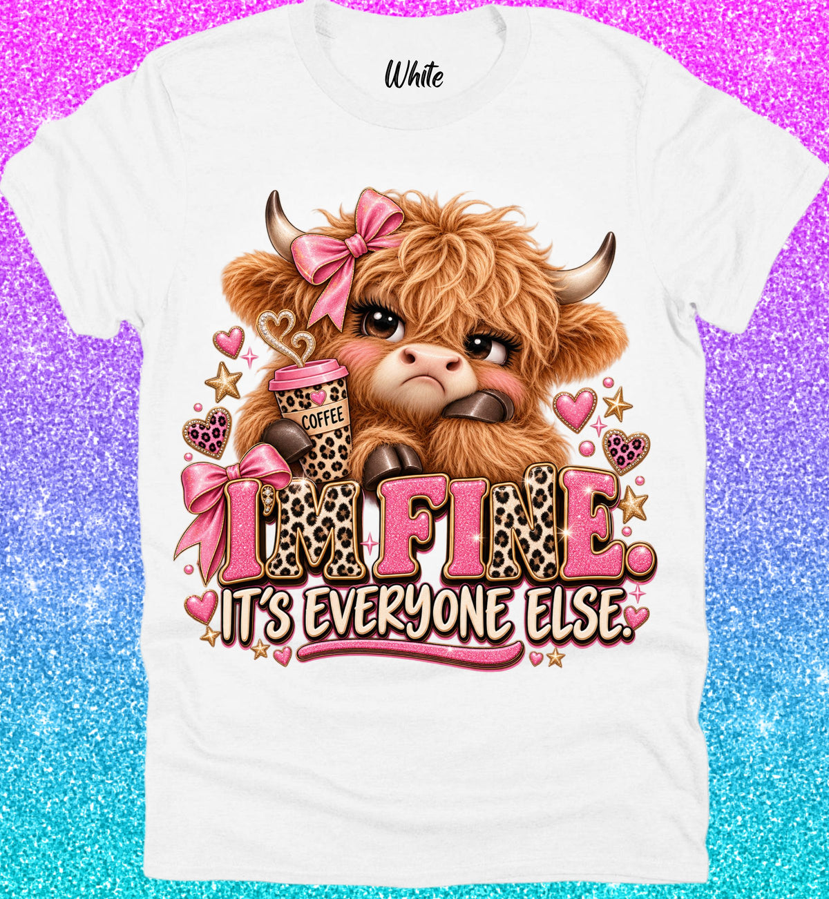 Highland Cow Tee Collection 28