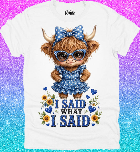 Highland Cow Tee Collection 31