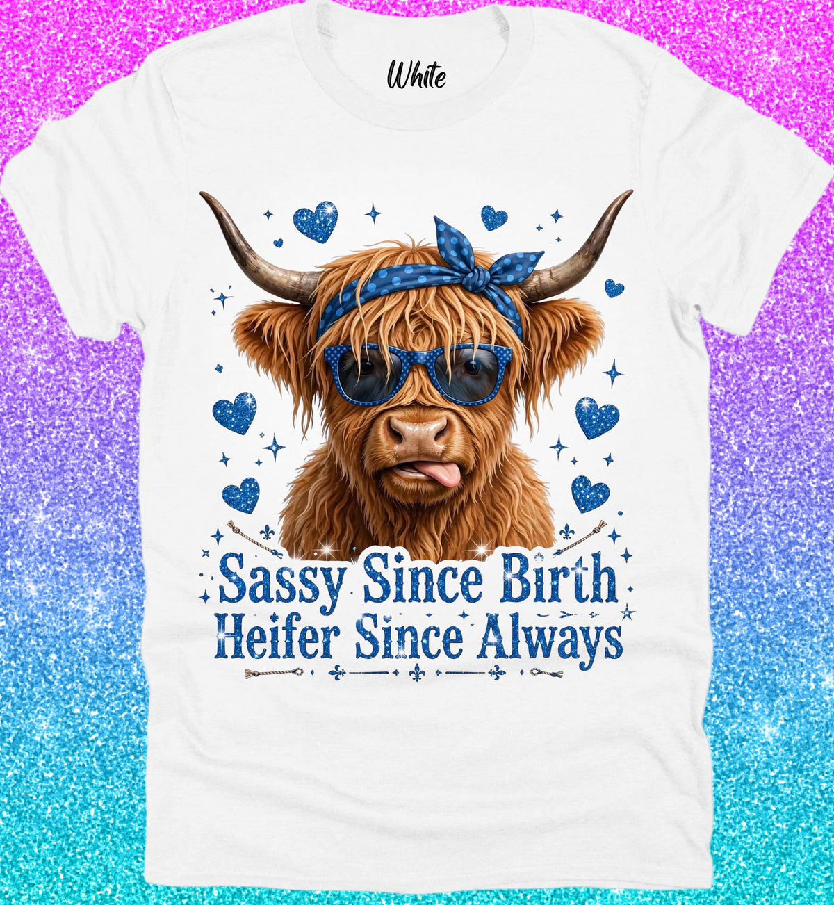Highland Cow Tee Collection 34