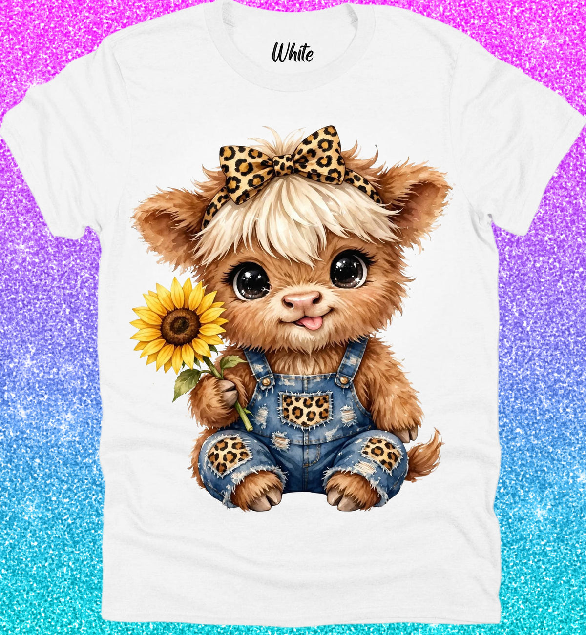 Highland Cow Tee Collection 35