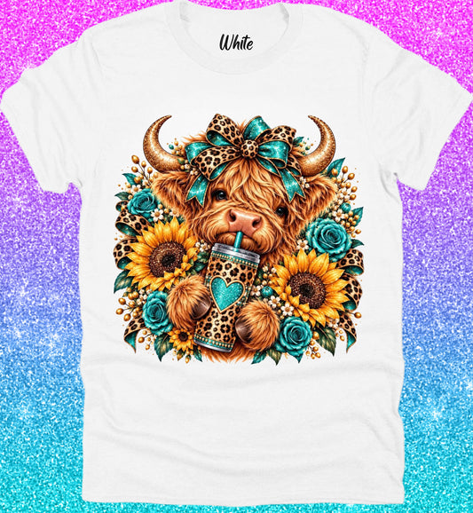 Highland Cow Tee Collection 48