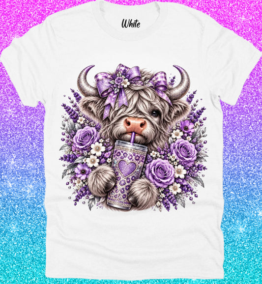 Highland Cow Tee Collection 50