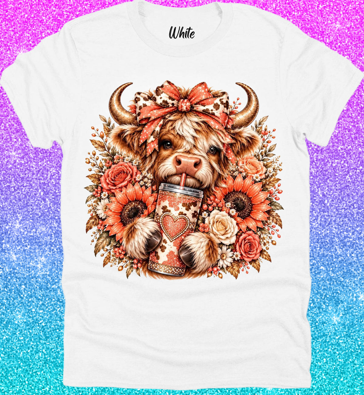 Highland Cow Tee Collection 52
