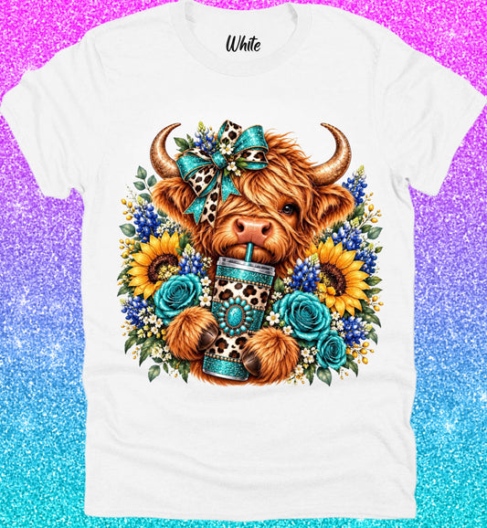Highland Cow Tee Collection 53