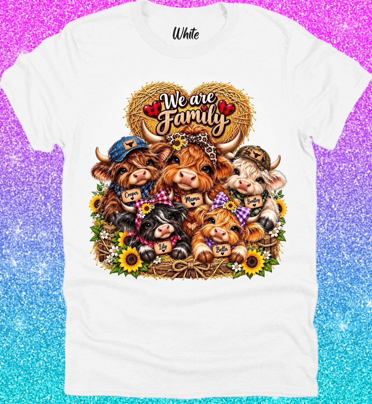 Highland Cow Tee Collection 54