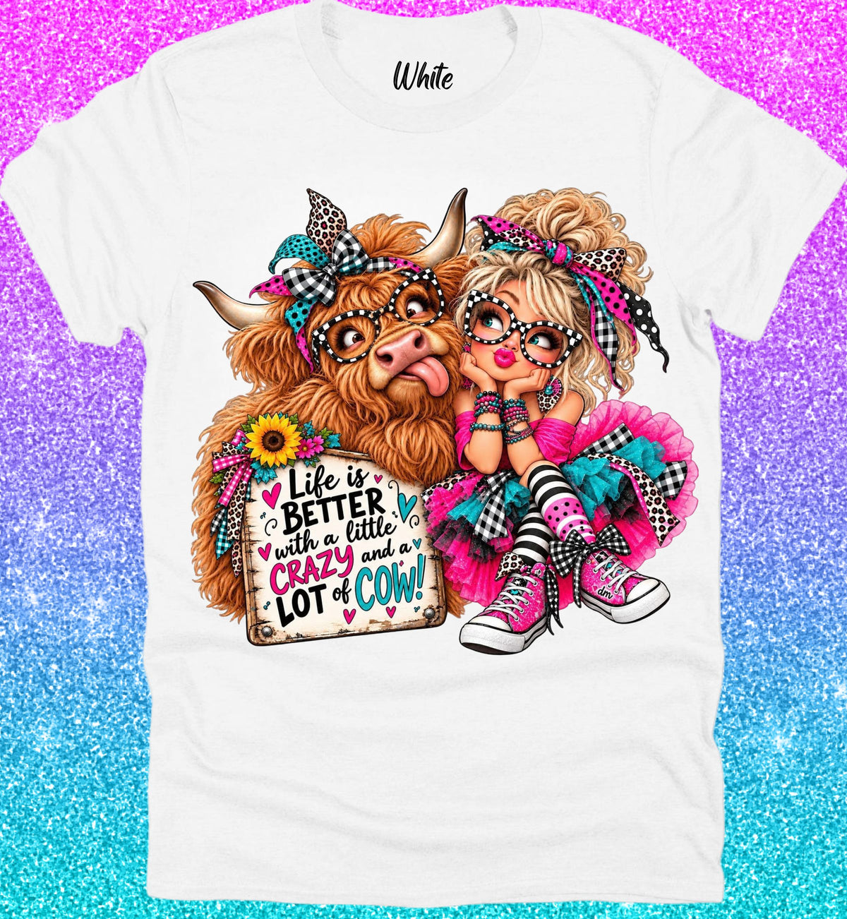 Highland Cow Tee Collection 55