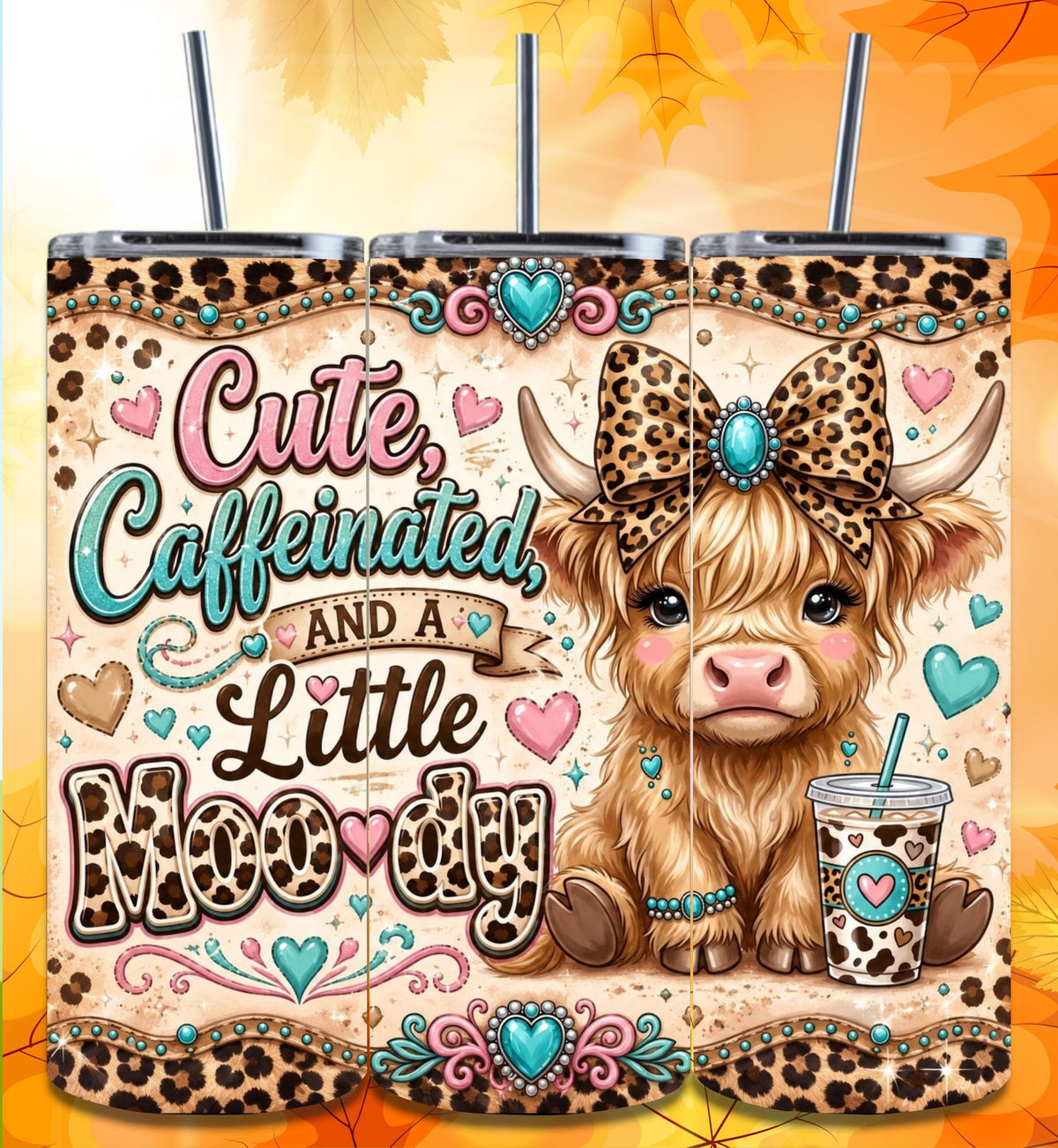Highland Cow Tumbler Collection 1