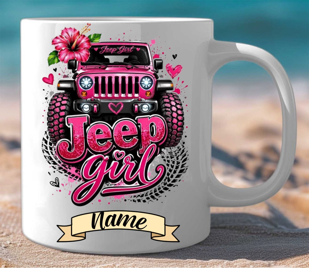 Mug Gift Set Jeep Girl