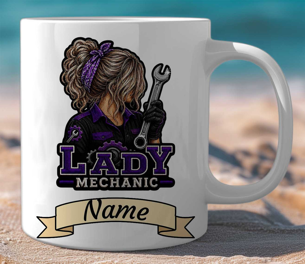 Mug Gift Set Lady Mechanic
