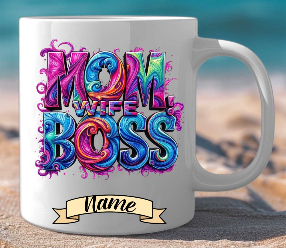 Mug Gift Set Mom Wife Boss