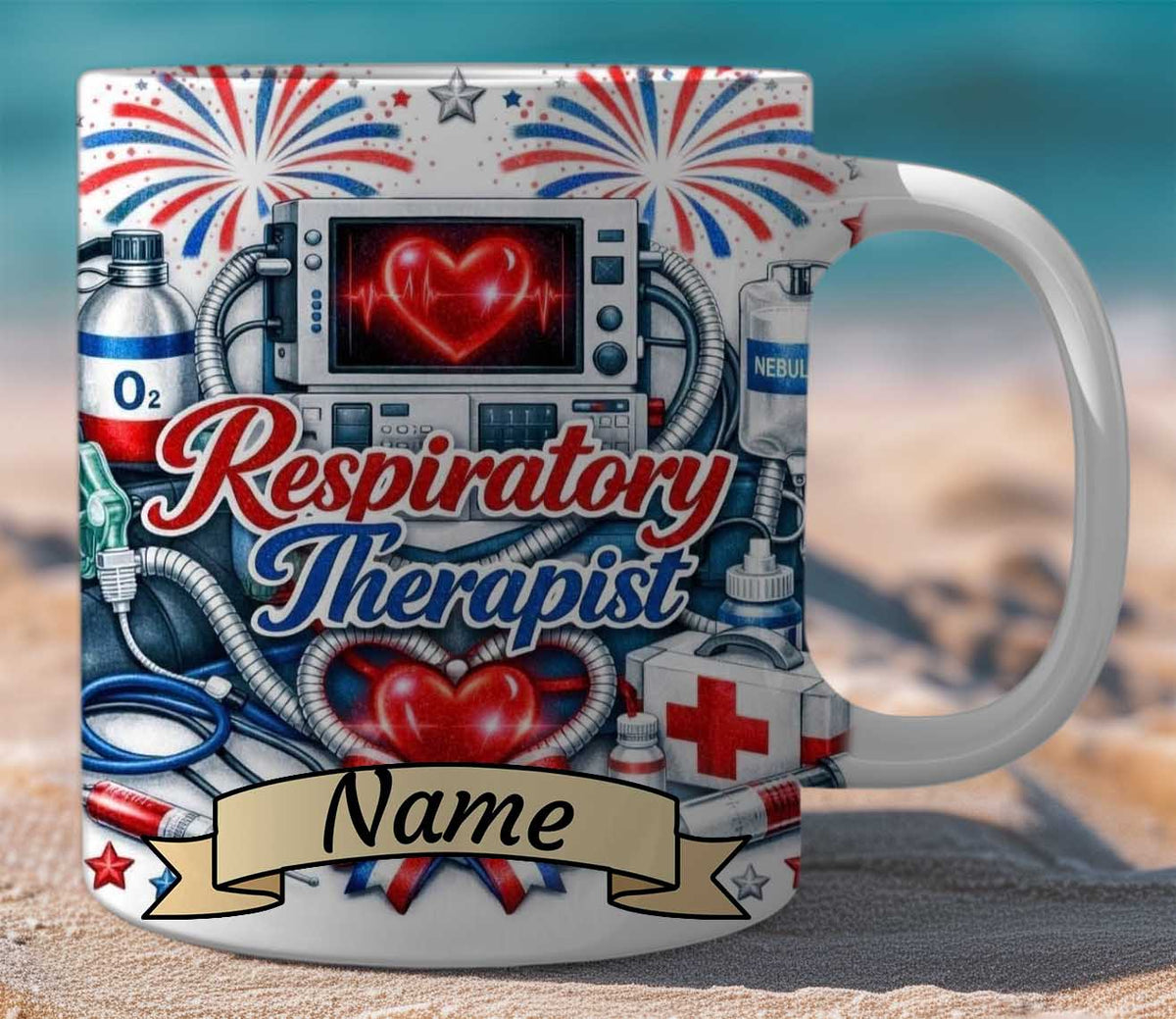 Mug Gift Set Respiratory Therapist