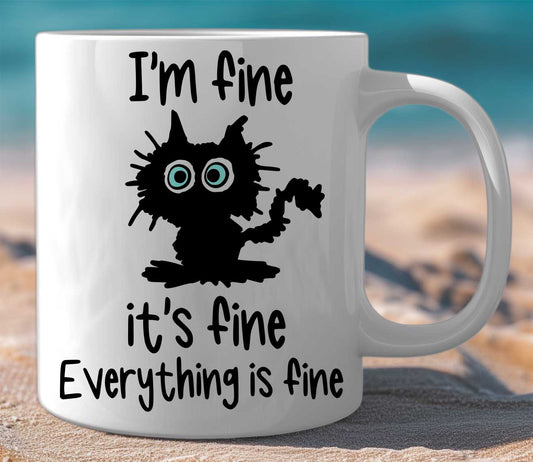 Mug Gift Set Stressed Cat