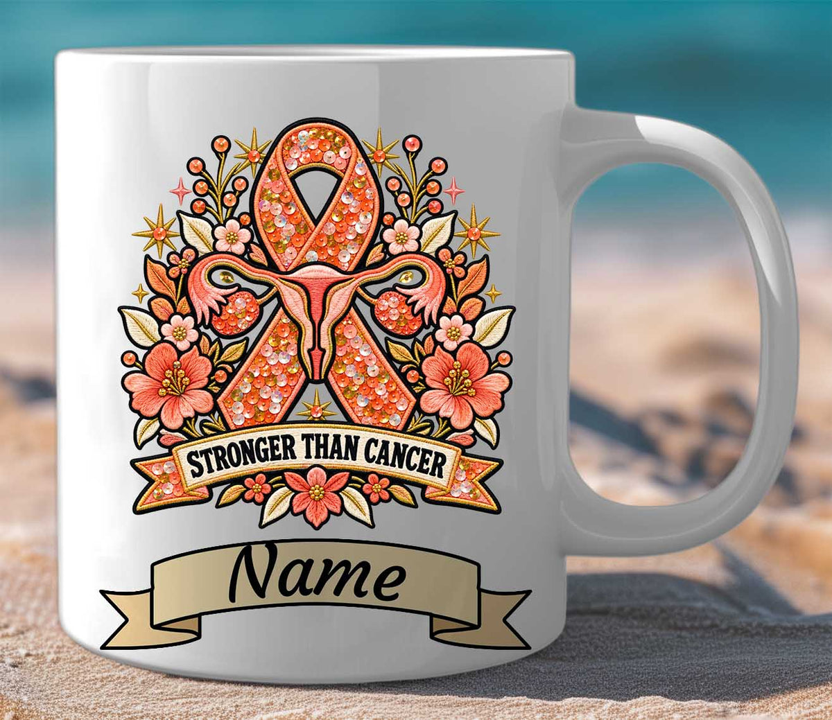 Mug Gift Set Stronger Than Cancer