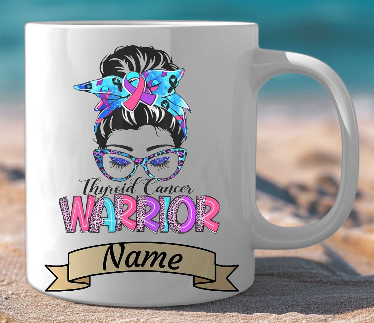 Mug Gift Set Thyroid Cancer
